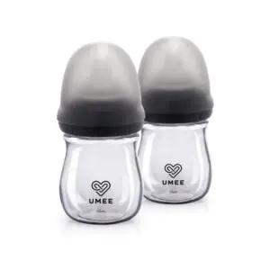 유미 배앓이 방지 젖병 출산 준비물 세트 블.랙 160ml