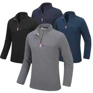 2026 봄 버팔로 남성 스판 등산티 등산복상의 아웃도어 집업티 남자 긴팔 티셔츠 W025