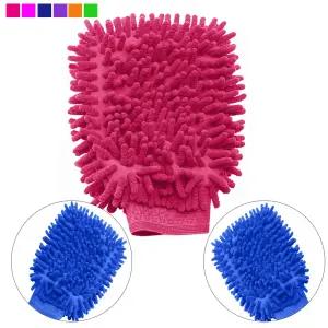 극세사 (청소 장갑 B타입 색상선)택 손 걸레 타월