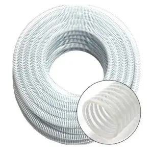 펌프 양수기전용 투명나선 호스 50mm 65mm X 50M 국내산 배수용 농업용 산업현장 배수펌프