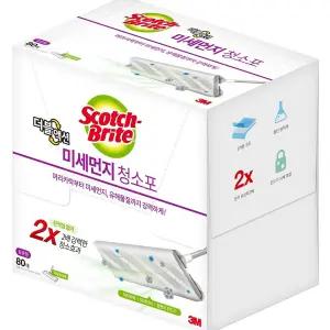 3M 스카치브라이트 미세먼지 마른 청소포 80매 /코스트코