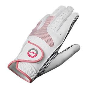 [프로스핀 정품] PROSPIN 베르텍스(국내 극세사원단) 논슬립 실리콘 골프장갑 여성용 양손