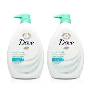 도브 센스티브 스킨 바디워시 1000g X 2개