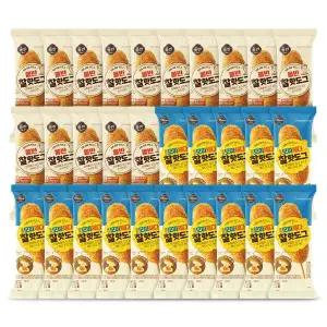 [올반][본사배송][올반키친] 찰 핫도그 80g*15개+모짜체다 찰 핫도그 80g*15개