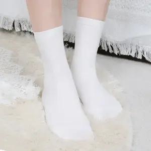 여성 모던 골지 중목 양말 10켤레 여자 국산 베이직 면 학생 흰 팬션양말
