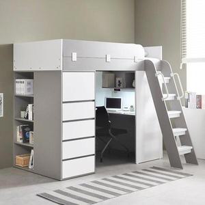 e스마트 하우스 수납서랍장 2층 벙커침대 풀세트