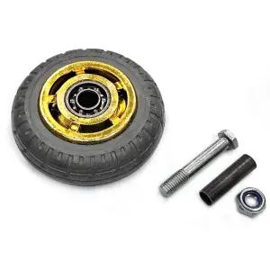 다용도 통고무 바퀴 4인치 고무 휠 캐스터 대차 앵글 수레 차 조립