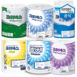 유한킴벌리 크리넥스 점보롤 모음 뽀삐 점보롤 화장지 휴지 45338 45374