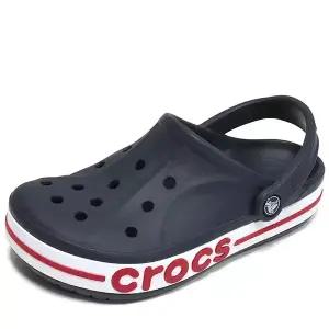 크록스 바야밴드 남성 여성 공용 클로그 샌들 슬리퍼 아쿠아슈즈 네이비 레드 205089-4CC