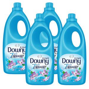 다우니 고농축 레몬그라스와 달콤한라일락향 2L x 4개