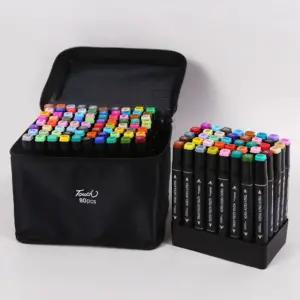 마카펜 세트 80색 터치 디자인 마카