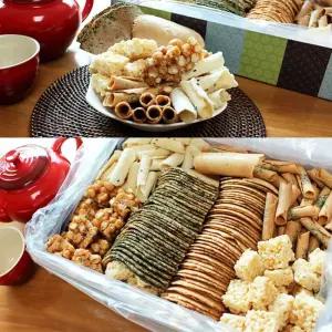 한옥마을한과 전병 선물세트 1200g/간식 한과 과자 전통과자 명절선물 설날선물 부모님선물