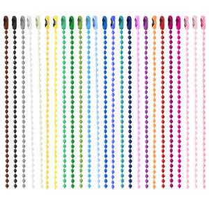 인형 (칼라 군번줄 12cm 1p) 키링 열쇠 고리 줄 연결 비즈 체인