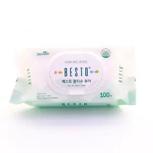 산도깨비 베스토 퓨어 물티슈 캡형 100매 X 24팩 1box