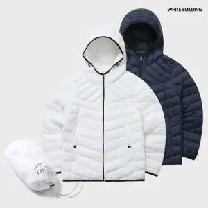 남자 후드 경량 패딩 패커블 라이트 웰론 숏패딩 점퍼