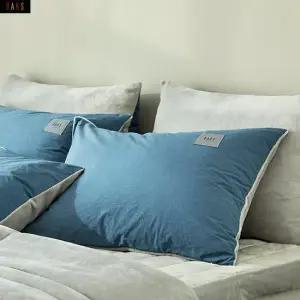 [닥스침구]극세사 오르세 네이비 베개커버