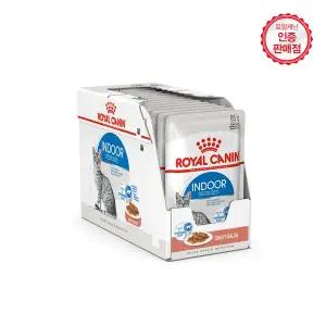 [로얄캐닌]고양이사료 그레이비 파우치 인도어 85g X 12P