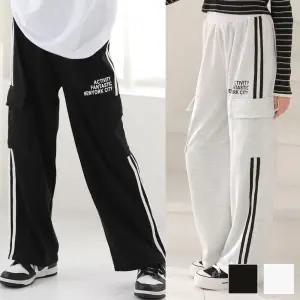 주니어클라쓰 와이드카고트레이닝바지 주니어의류 초등학생옷 조거팬츠 츄리닝 남아 여아 남자 여자