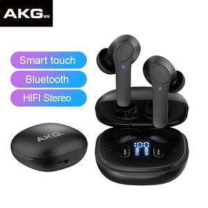 셀A_ AKG B11 블루투스 무선 이어폰 헤드폰 TWS HiFi 스테레오 터치 컨트롤 게이머 헤드셋 소음 감소 이어