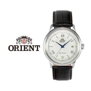 오리엔트 밤비노 V2 남성 오토매틱 가죽 패션 시계 TAC00009W0