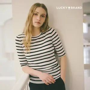 [최초가 79 000원] 24SS 프렌치린넨 혼방 스트라이프 반팔 3종