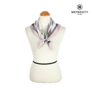 [메트로시티]클래식체크 실크스카프 MSSS-2012