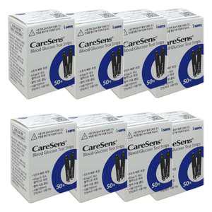 케어센스 (50매)X8개 혈당 당뇨 측정 검사지 시험지 스트립 스틱
