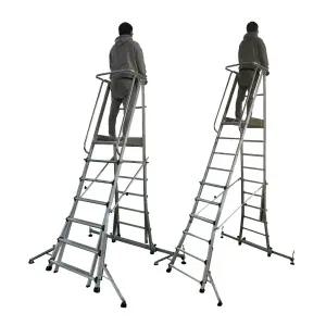 신양 S마크 안전발판 작업용 사다리 7단 SYSF-07 말비계