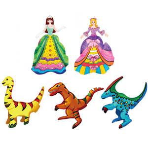 입체 그리기 풍선 만들기 diy 키트 미술 색칠 역할 놀이 공주 공룡 유치원 초등 돌봄 늘봄 방과후 수업 재료 반제품 컬러룬