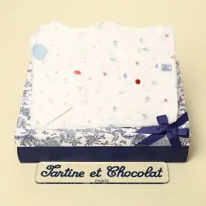 [롯데백화점]타티네쇼콜라 임신출산축하선물세트(배냇저고리+상하복세트) TNLXXXX77000