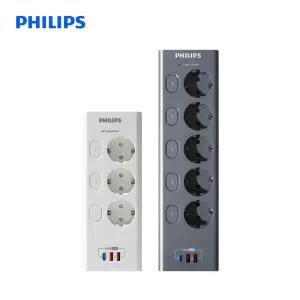 필립스 멀티탭 고용량 과부하차단 서지보호 USB 맥스플러스 3구 5구