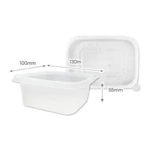 600개 깊은 사각형 파스타 스파게티 포장 그릇 행사용 중식배달용기 식당용 포장지 업소용 국