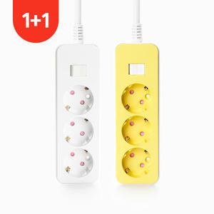 [1개+1개] 더좋은 멀티탭 통합 스위치 3구 3M