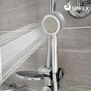 스프렉스 알루미늄 샤워기 수압상승 절수 고압 샤워기헤드 BR-700