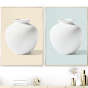 디데코 돈들어오는 다복 달항아리 그림 골드 액자 거실 현관 풍수 집들이 개업 선물 인테리어 금전운