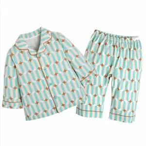 헌터면모달싱글스판잠옷