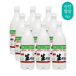 [품질보장] 태인주조 송명섭막걸리 6도 750ml x9병