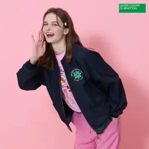 [최초가 129 000원]베네통스포츠 25SS 시그니처 샤인 점퍼 여성