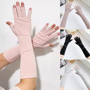 여성 여름 장갑 긴장갑 터치 운전 자전거 미끄럼방지 여자