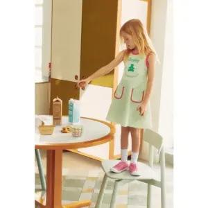 [갤러리아] 베네통키즈G  와플민소매원피스 QAOP21531LA