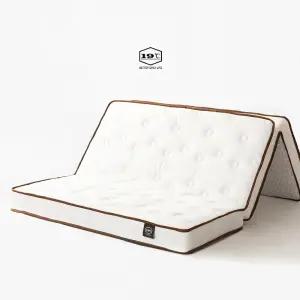 폴드 3단 접이식 매트리스 단단한 바닥 토퍼 매트리스 16cm