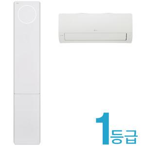 FQ18FV3EE2M /LG 휘센 오브제컬렉션 뷰 에어컨 2in1 3시리즈 1등급/기본설치포함/18+6평형 에센스화이트/ 2025년형/