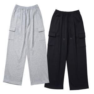 포슈어 4계절 원턱 와이드 카고 팬츠 트레이닝 바지