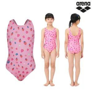 아레나 아동용 원피스 수영복 토마토베리 핑크 U백 A4BG1GO02PNK
