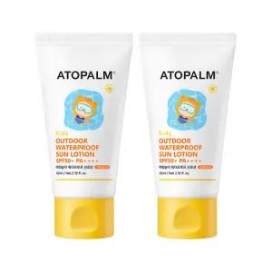 [아토팜] 야외놀이 워터프루프 선로션 65mlx2 (증정)클렌징 패드 30매+카밍솝1개 3/3~3/9
