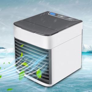 스퀘어 미니 냉풍기 냉방 가습 에어컨기능 500ML 물탱크 분리세척필터 LED조명