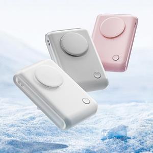 휴대용 허리 벨트 미니 선풍기 3단조절 목걸이 탁상용 충전식 3color