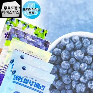제이케이푸드 A급 프리미엄 냉동 블루베리 5종 1kg 세척 냉동과일 수입과일 스무디 토핑