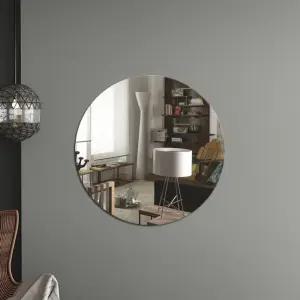 (원형)(50cm) 아크릴 거울/욕실/안전/부착형/벽거울/인테리어/포인트/벽면/데코/간단/카페/원룸/공간/활용