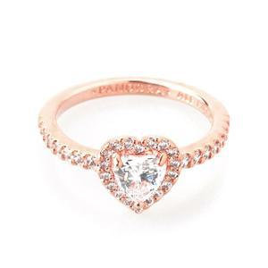 [판도라] 188421C02 스파클링 반지 엘레베이티드 하트 링 반지